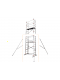 Gierre Fast&amp;lock 600 - Trabattello mobile in alluminio - F&amp;L400 incluso - Altezza 5,18m