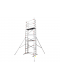 Gierre Fast&amp;lock 600 - Trabattello mobile in alluminio - F&amp;L400 incluso - Altezza 5,18m