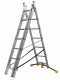 Hailo Hobbylot AL405HHL, 3x7 gradini, 4.07 m - Scala in alluminio - Altezza stimata operativa 4.96 m