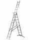 Gierre G-LEVEL AL415GL, 3x9 gradini, 5.48 m - Scala in alluminio - Altezza stimata operativa 6.31 m