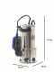 Annovi &amp; Reverberi ARUP 1100XD - Elettropompa sommersa acque scure - Acciaio Inox - 1100 W