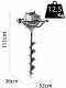 BlackStone PD530 - Mototrivella a miscela 2 tempi - 3 punte incluse