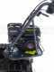 GeoTech Pro BMS 155 LE - Biotrituratore su motocarriola GeoPorter 330D semovente a cingoli 4 rulli - Motore Loncin da 15HP - Cassone dumper