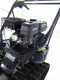 GeoTech Pro BMS 155 LE - Biotrituratore su motocarriola GeoPorter 330D semovente a cingoli 4 rulli - Motore Loncin da 15HP - Cassone dumper