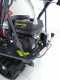 GeoTech Pro BMS 155 LE - Biotrituratore su motocarriola GeoPorter 330D semovente a cingoli 4 rulli - Motore Loncin da 15HP - Cassone dumper