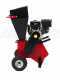 GeoTech GS150EL - Biotrituratore a scoppio - Motore Loncin a benzina 15 HP - avviamento elettrico