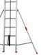OUTLET -  DIFETTI ESTETICI - Scala a rotaia con fune in alluminio a 2 elementi FACAL ROLLER - 18+18