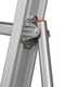 OUTLET -  DIFETTI ESTETICI - Scala a rotaia con fune in alluminio a 2 elementi FACAL ROLLER - 18+18