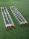 Coppia rampe di carico curve cm 310 pieghevoli in alluminio per trattorino, quad, etc.