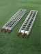 Coppia rampe di carico curve cm 310 pieghevoli in alluminio per trattorino, quad, etc.
