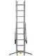 OUTLET - PICCOLI DIFETTI ESTETICI - Gierre Hailo Hobbylot, 3x9 gradini, altezza 5.4 mt - Scala in alluminio