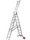 OUTLET - PICCOLI DIFETTI ESTETICI - Gierre Hailo Hobbylot, 3x9 gradini, altezza 5.4 mt - Scala in alluminio