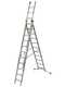 OUTLET - PICCOLI DIFETTI ESTETICI - Facal Super Prima, 10+11+11 gradini, 3.54 mt - Scala in alluminio allungabile