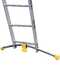 OUTLET - DIFETTI ESTETICI - Gierre Hailo Hobbylot, 3x11 gradini, altezza 6.9 mt - Scala in alluminio