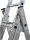 OUTLET - DIFETTI ESTETICI - Gierre Hailo Hobbylot, 3x11 gradini, altezza 6.9 mt - Scala in alluminio