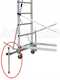 OUTLET - DIFETTI ESTETICI - Facal Alto 410 - Trabattello professionale in alluminio - 4 ruote frenanti - Altezza 4,10m