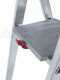 Facal Quadra Q50/4 Tecnoscala, 4 gradini, 1.62 m - Scalandrino in alluminio con cavalletto - Altezza stimata operativa 2.68 m