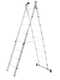 OUTLET - DIFETTI ESTETICI - Marchetti Azzurra A2, 2x8 gradini, 4.15 mt - Scala in alluminio allungabile