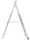 OUTLET - DIFETTI ESTETICI - Marchetti Azzurra A2, 2x8 gradini, 4.15 mt - Scala in alluminio allungabile
