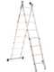 OUTLET - DIFETTI ESTETICI - Marchetti Azzurra A2, 2x8 gradini, 4.15 mt - Scala in alluminio allungabile