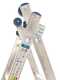 OUTLET - DIFETTI ESTETICI - Marchetti Azzurra A2, 2x8 gradini, 4.15 mt - Scala in alluminio allungabile