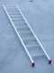 Scala agricola conica professionale in alluminio S110L12, 12 gradini, 3.45 m - Altezza stimata operativa 4.45 m