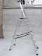 Facal Quadra Q50/6 Tecnoscala, 6 gradini, 1.96 m - Scalandrino in alluminio con cavalletto - Altezza stimata operativa 3.16 m