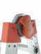 Gierre Peppina AM010 - 2x8 gradini, 3.82 m - Scala in acciaio+alluminio telescopica - Altezza stimata operativa 4.82 m