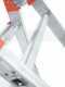 Gierre Peppina AL010, 2x6 gradini, 2.77 m - Scala telescopica in alluminio - Altezza stimata operativa 3.77 m