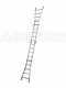 Gierre Peppina AL010, 2x6 gradini, 2.77 m - Scala telescopica in alluminio - Altezza stimata operativa 3.77 m