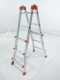 Gierre Peppina AL020, 2x8 gradini, 3.82 m - Scala telescopica in alluminio - Altezza stimata operativa 4.82 m