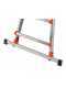 Gierre Peppina AL060, 2x12 gradini, 5.90 m - Scala telescopica in alluminio - Altezza stimata operativa 6.90 m