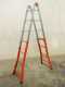 Gierre Peppina A0040, 2x8 gradini, 3.76 mt - Scala telescopica in acciaio