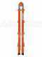 Gierre Peppina A0040, 2x8 gradini, 3.78 m - Scala telescopica in acciaio - Altezza stimata operativa 4.78 m