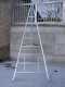Scala a tre piedi agricola in alluminio Country, 8 gradini, 2.90 m - da potatura - conica - Altezza stimata operativa 3.90 m