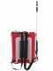 GeoTech KF-16C-26 Rosso - Pompa irroratrice spalleggiata a batteria - 16L