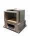 Forno a legna da incasso Nuovo Minimus 50 Inc in acciaio - 3 piani