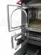 Forno a legna da esterno Medius 80 EXT in acciaio - Ventilato con tetto in INOX