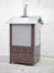 Forno a legna da esterno Medius 80 Deluxe EXT INOX - Smalto ramato