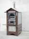 Forno a legna da esterno Medius 80 Deluxe EXT INOX - Smalto ramato