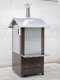 Forno a legna da esterno Medius 60 Deluxe EXT INOX - Smalto ramato