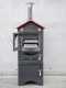 Forno a legna da esterno Nuovo Minimus 50 EXT in acciaio - Ventilato