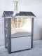 Forno a legna da esterno Medius Plus 100 EXT in acciaio - Ventilato con tetto in INOX