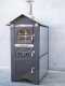 Forno a legna da esterno Medius Plus 100 EXT in acciaio - Ventilato con tetto in INOX