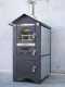Forno a legna da esterno Medius Plus 100 EXT in acciaio - Ventilato con tetto in INOX