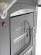 Forno a legna da esterno Medius Plus 100 EXT in acciaio - Ventilato con tetto in INOX