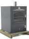 Forno a legna da incasso Nuovo Minimus 50 Mini Inc in acciaio - 2 piani 