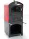 Forno a legna da esterno Minimus 50 Mini EXT in acciaio - Tetto rosso