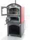 Forno a legna da esterno Minimus 50 Mini EXT in acciaio - Tetto rosso