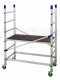 Facal Alto 620 - Trabattello professionale in alluminio - 4 ruote frenanti - Altezza 6,20m